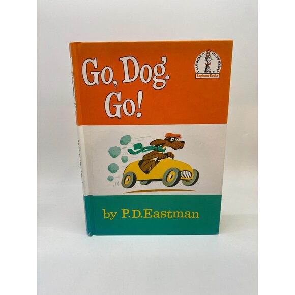 Vintage Dr. Seuss Go, Dog Go! Hardcover Children's Book by P.D Eastman - Picture 1 of 7